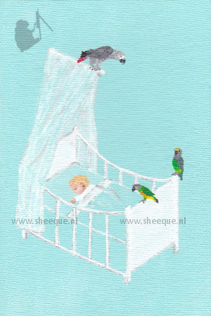 kunst kaart ledikantje Bo